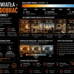 Barwa światła: ciepła, neutralna, zimna. Cool white to znaczy zimna, pobudzająca koncentrację. Dobierz idealne światło do każdego wnętrza.