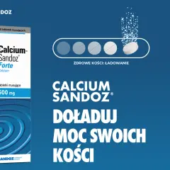 Calcium Sandoz Forte to lek na co? Na zdrowe kości! Doładuj moc swoich kości z Calcium Sandoz.