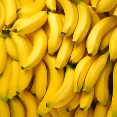 Mnóstwo dojrzałych, żółtych bananów. Zastanawiasz się, ile cukru ma banan? To naturalnie słodki owoc, idealny na przekąskę.