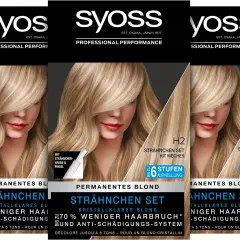 Syoss hårfärg för blont hår, ger kristallklart resultat med upp till 6 nivåer ljusare.