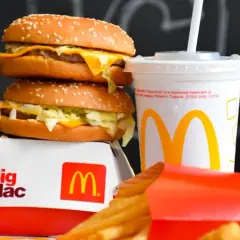Dwa Big Maci, frytki i napój z McDonald's. Czy zastanawiałeś się nad liczbą cheeseburger mcdonald kcal?