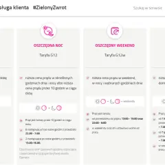 Porównanie taryf Tauron: G11 (jedna cena), G12 (nocna), G12w (weekendowa) i G13 (plus). Wybierz najlepszą taryfę dla siebie.