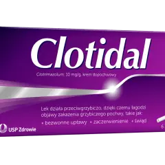 Clotidal - krem dopochwowy, co na infekcje intymne w ciąży bez recepty. Łagodzi objawy zakażenia grzybiczego pochwy.