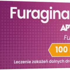 Opakowanie leku Furagina Forte 100 mg, 30 tabletek. Leczenie zakażeń dróg moczowych. Informacje o furagina forte dawkowanie znajdziesz na ulotce.