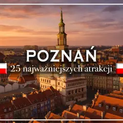 Poznań: 25 najciekawszych atrakcji dla dorosłych. Widok na Stary Rynek o zachodzie słońca.