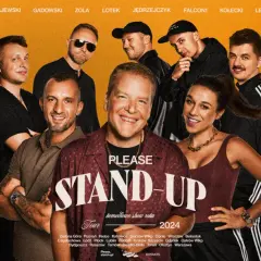 Grupa komików, w tym Lotek, gotowa na "Please Stand-Up" Tour 2024.