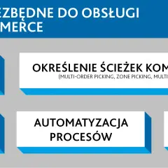 Usprawnienia magazynu e-commerce: systemy WMS, optymalizacja kompletacji, strefy, automatyzacja i oświetlenie. Klucz do efektywnej logistyki e-commerce.