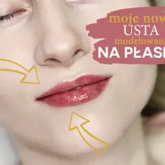 Moje nowe USTA modelowane na płasko. Efekt po 1 ml kwasu.