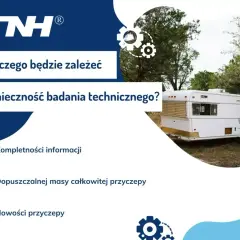 Jak wygląda przegląd przyczepy kempingowej? Zależy od kompletności informacji, dopuszczalnej masy całkowitej i nowości przyczepy.