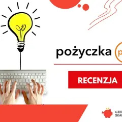 Szukasz pożyczka plus na raty? Sprawdź recenzję i dowiedz się więcej. Żarówka nad klawiaturą symbolizuje pomysł.