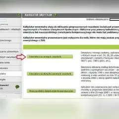 Przykłady przeliczenia emerytury kapitałowej na emeryturę powszechną. Kalkulator ZUS pozwala porównać różne scenariusze.