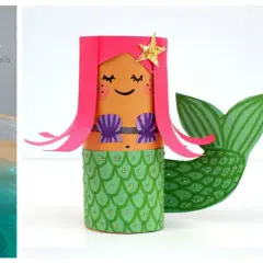 Barchette di sughero con vele scintillanti, sirena di cartone e simpatici elefantini decorativi: idee per lavoretti facili e creativi.