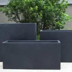 Las mejores macetas grandes rectangulares para transformar tu jardín