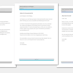 Abschiedsmail an Kollegen: Jens Muster bedankt sich für die gemeinsame Zeit und wünscht alles Gute.