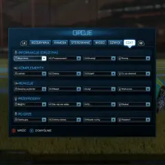 Ekran opcji gry, zakładka "Czat". Tutaj możesz dostosować komunikaty, które pojawią się w grze. To nie jest ekran, jak zmienić język na Steam.
