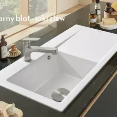Jaki zlew do czarnego blatu - idealne materiały i kolory, które zachwycą