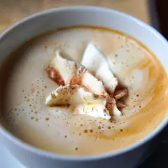Un cappuccino cremoso con panna montata e cannella, perfetto per chi vuole imparare come fare il cappuccino con la macchina del caffè.