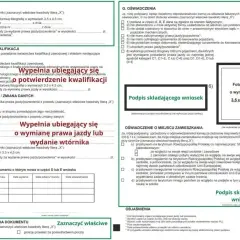 Wniosek o wydanie prawa jazdy lub wtórnika. Wypełnij, gdy potrzebujesz nowego dokumentu lub zamiennika.