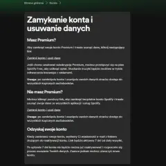 Jak trwale usunąć konto Spotify? Instrukcja krok po kroku