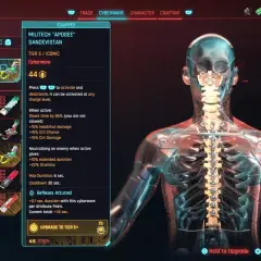 Cyberpunk 2077: ikoniczny Sandevistan Militech "Apogee" spowalnia czas, zwiększa obrażenia krytyczne i szansę na trafienie krytyczne. Potężne cyberwskaźniki, jak te legendarne bronie, zmieniają rozgrywkę.