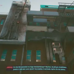 Czerwony wieszcz cyberpunk, Johnny pyta o sens życia, gdy udajesz się pod koordynaty Nancy.