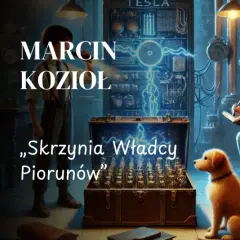Marcin Kozioł i jego "Skrzynia Władcy Piorunów" w pracowni pełnej tajemnic.