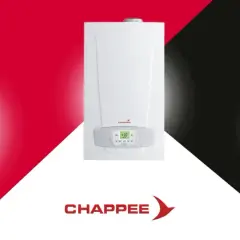 Trois chaudières à gaz Chappée et un thermostat intelligent. Découvrez quelle chaudière à gaz choisir pour votre foyer.