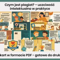Plagiat to kradzież. Uczciwość intelektualna to szacunek dla pracy innych. Dowiedz się, czym jest **pastisz**, co to znaczy i dlaczego warto być uczciwym.