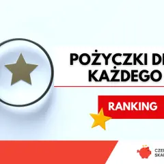 Szukasz pożyczki bez odmowy? Lupa wskazuje gwiazdkę, symbolizującą najlepsze oferty. Sprawdź ranking pożyczek dla każdego.