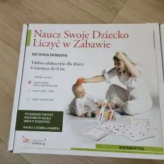 Zestaw "Naucz Swoje Dziecko Liczyć w Zabawie" z metodą Domana. Idealny sposób, jak nauczyc dziecko liczyc, od 6 miesięcy do 6 lat.
