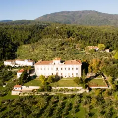 Villa medicea di Montemurlo, un gioiello da scoprire tra colline verdi e uliveti.