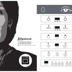 Instrukcja obsługi kuchenki Mastercook: pokrętło piekarnika i jego funkcje.