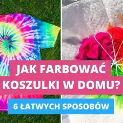 Wybielanie koszulki: Stwórz unikalny wzór tie-dye krok po kroku
