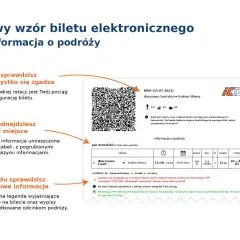 Nowy wzór biletu elektronicznego PKP. Szybko sprawdzisz, jak sprawdzić dostępność biletów PKP, znajdziesz wagon i miejsca, a także dodatkowe informacje.