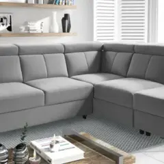 Narożnik czy sofa do małego salonu - co wybrać, aby zyskać przestrzeń?