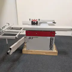 Machine à bois Hammer B3 winner, prête pour des projets de menuiserie.
