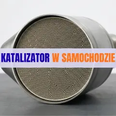 Katalizator w samochodzie, kluczowy element oczyszczający spaliny. Jego wnętrze to plaster miodu z materiałem katalitycznym.