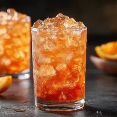 Orzeźwiające domowe drinki z lodem i plasterkami pomarańczy. Idealne na letnie popołudnie.