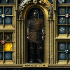 Rycerz w zbroi, gotowy na przygodę w Kingdom Come Deliverance. Ta najlepsza zbroja zapewnia ochronę i styl.