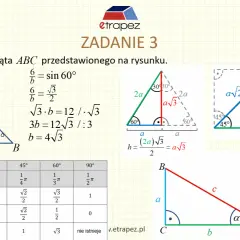 Trójkąt ABC z kątem 60 stopni. Obliczono bok b, który wynosi 4√3.