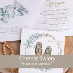 Zaproszenie na chrzest dla chrzestnych: Poradnik elegancji i serca
