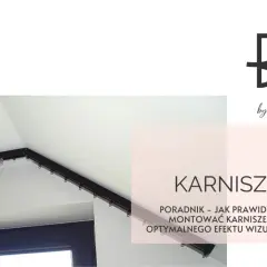 Karnisze w rogu pokoju. Dowiedz się, co warto wiedzieć przed wyborem karnisza do domu, by uzyskać optymalny efekt wizualny.