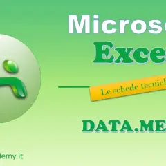 Logo Microsoft Excel e testo "DATA.MESE", utile per aggiungere mesi a una data.