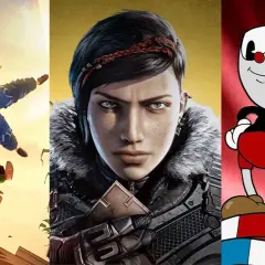 Ktoś szuka najlepszych gier kooperacyjnych? Zobacz te postacie z gier: dwójka z "It Takes Two", wojowniczka z "Gears 5" i Cuphead.