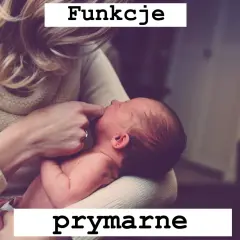 Matka delikatnie dotyka palcem ust noworodka, wspierając jego prymarne funkcje i rozwój artykulacji.