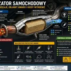 Zapchany katalizator i awaria sondy lambda to częste problemy. Sonda lambda kontroluje skład spalin, a jej uszkodzenie wpływa na pracę silnika.