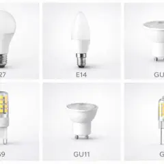 Różne rodzaje żarówek LED: E27, E14, GU10, G9, GU11, G4. Każda z nich oferuje inną moc żarówki i zastosowanie.