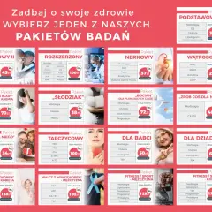 Zadbaj o zdrowie z naszymi pakietami badań laboratoryjnych - cennik diagnostyka. Wybierz pakiet dla siebie lub bliskich.