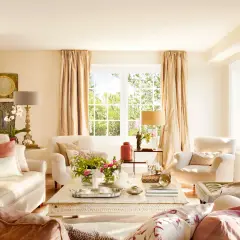 Cortinas clásicas para salón: Secretos para un ambiente único
