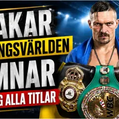 Boxningsvärlden skakas! Oleksandr Usyk, med sina mästarbälten, lämnar alla titlar. Kanske Daniel Dubois väntar?